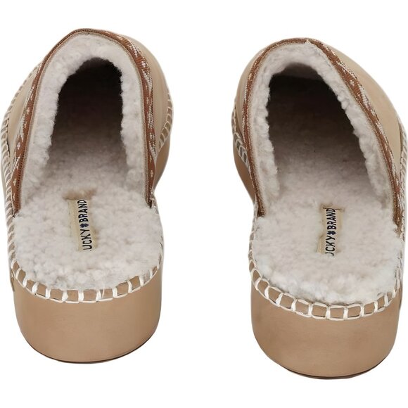 Lucky Brand Distressed Suede Womens Mule Shoes Size 7.5 Excellent - Picture 3 of 6